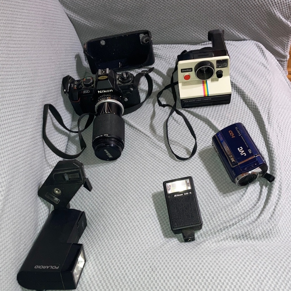 Vintage cameras AS IS